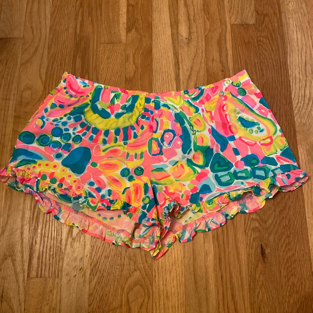 Lilly Pulitzer Kya Sunseeker Ruffle Shorts